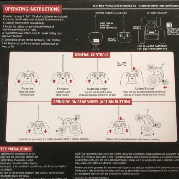Sharper Image Tumbler Car - Picture 4 of 5